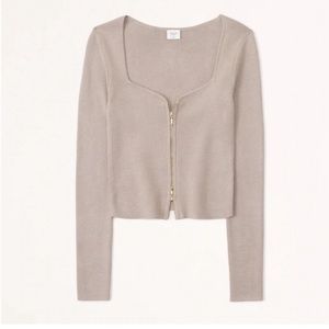 Abercrombie Zip Up Sweater